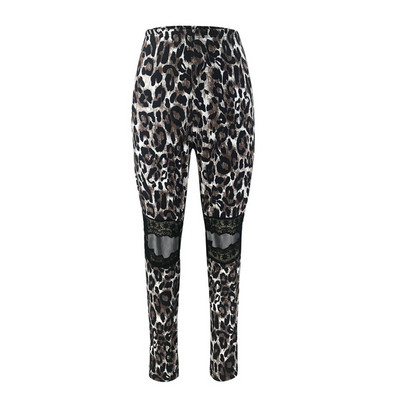 Napi női leggings szakadt hatású állatmintával