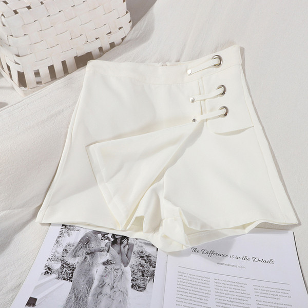 Дамски къси панталони  с висока талия