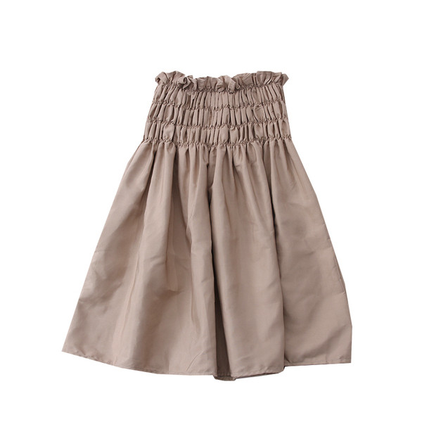 Разкроен модел дамска пола с висока талия