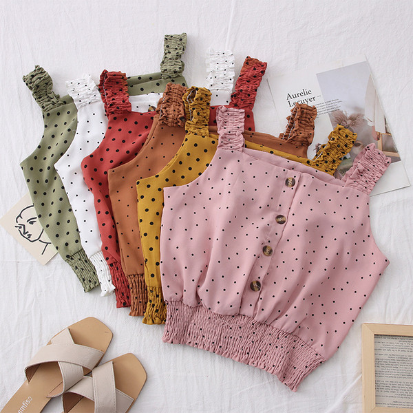 Ежедневен дамски потник с копчета и презрамки