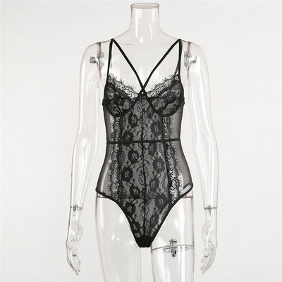 Modern női csipke body