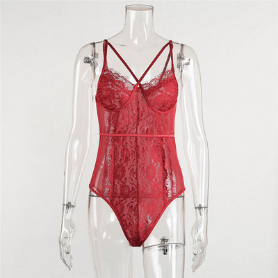 Modern női csipke body