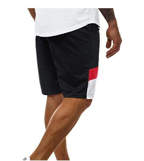 Ежедневни мъжки къси панталони с шарка и джобове 