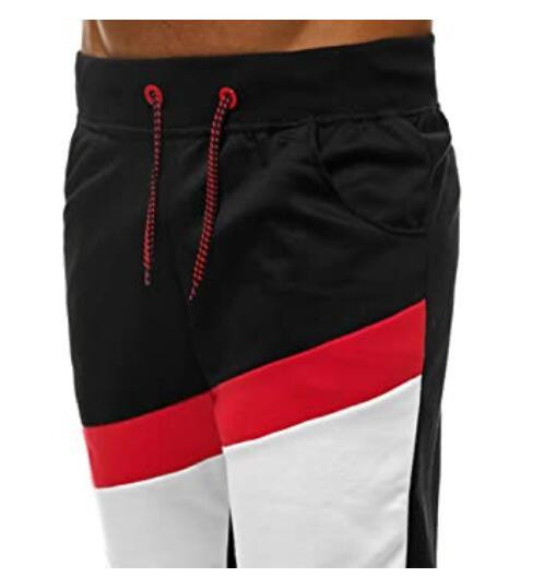 Ежедневни мъжки къси панталони с шарка и джобове 