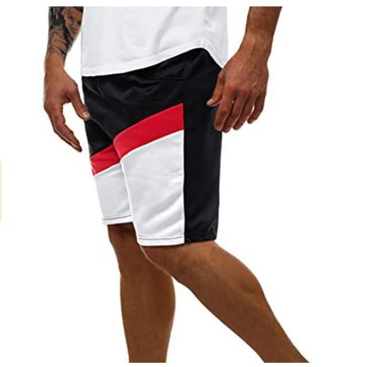 Ежедневни мъжки къси панталони с шарка и джобове 