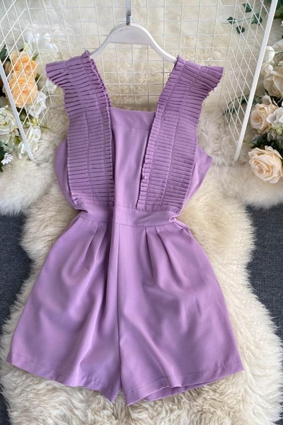 Нов модел дамски гащеризон с широки презрамки