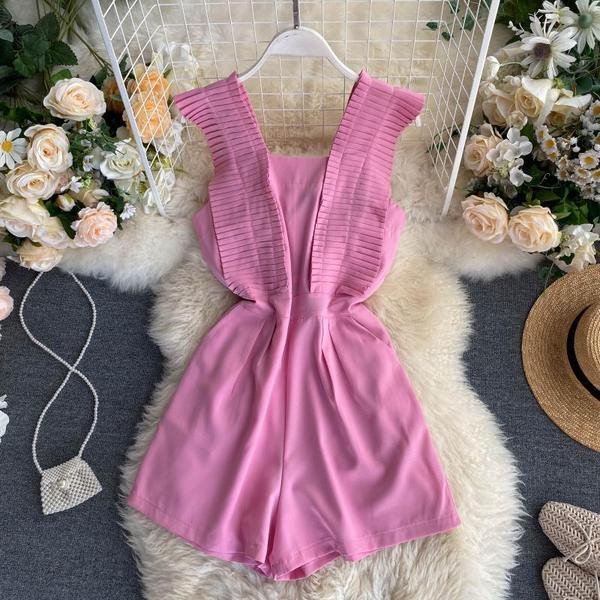 Нов модел дамски гащеризон с широки презрамки