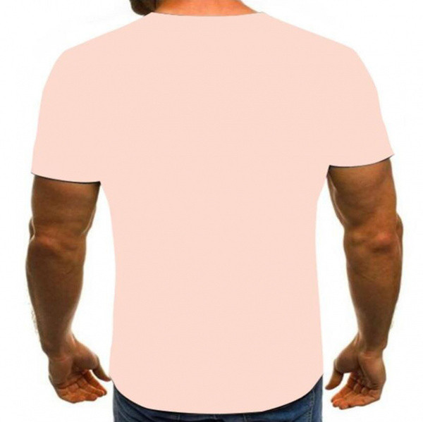 НОВ модел мъжка тениска с апликация и овално деколте 