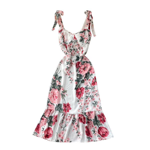 Дамска ежедневна рокля с флорален десен 