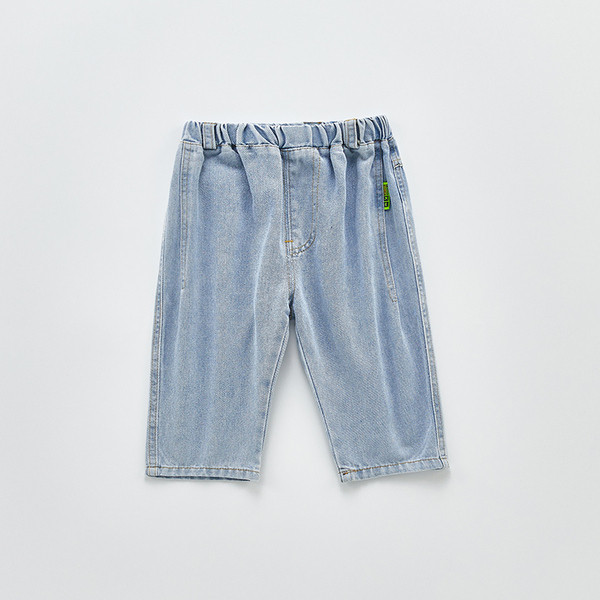 Šiuolaikiški vaikiški džinsai berniukams su kišenėmis