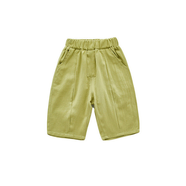 Įprastos vaikiškos 3/4 kelnės su kišenėmis berniukams