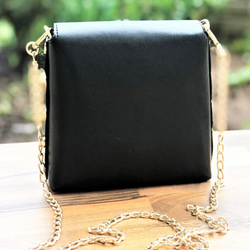 Малка дамска чанта Ava Black