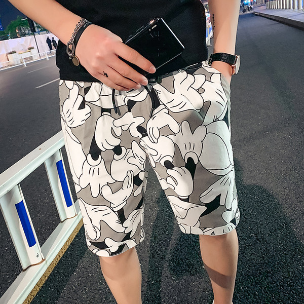 Мъжки ежедневни шорти с връзки 