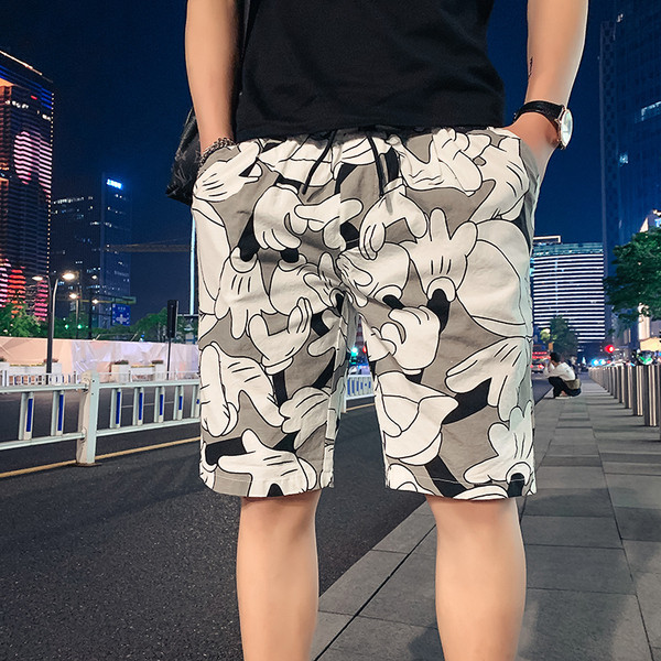 Мъжки ежедневни шорти с връзки 