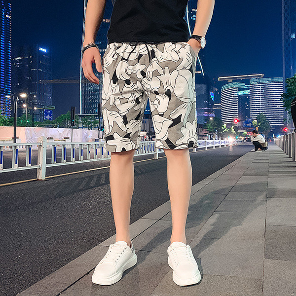 Мъжки ежедневни шорти с връзки 