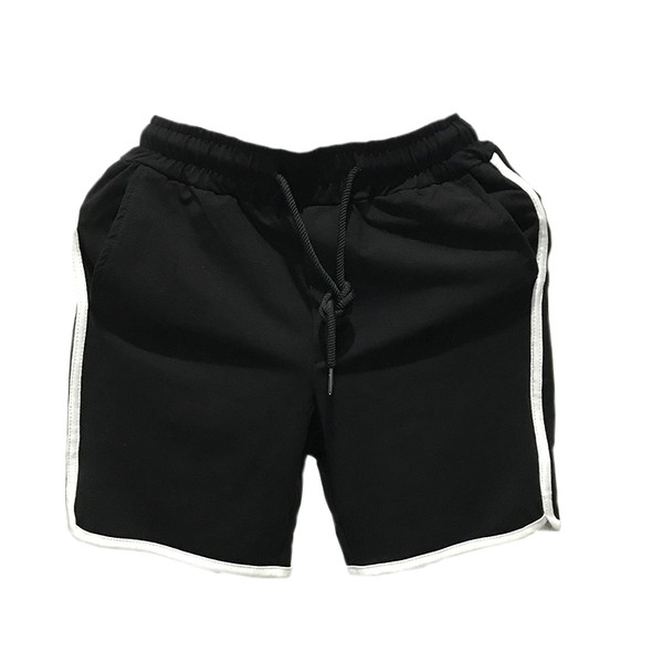 Ежедневни мъжки шорти с връзки и кант