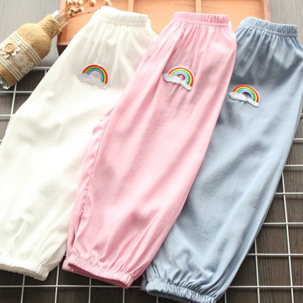 Tüdrukutele mõeldud vabaaja lastepüksid