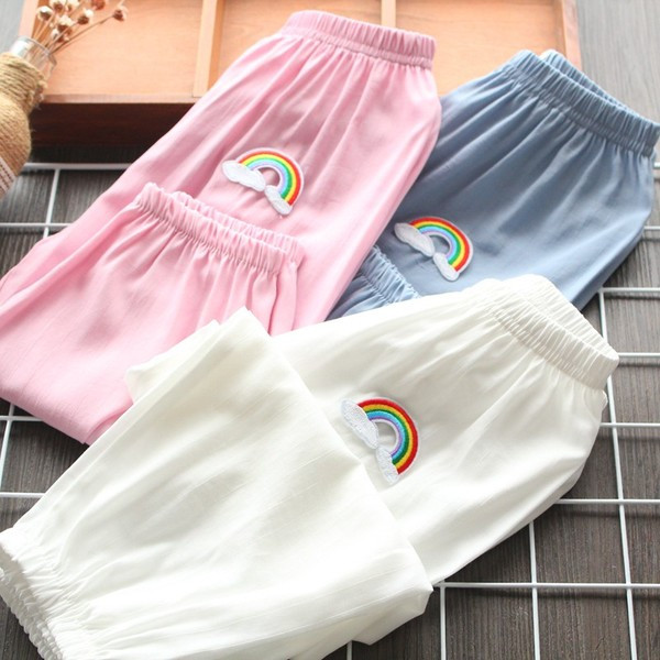 Tüdrukutele mõeldud vabaaja lastepüksid