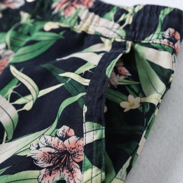 Lillemustriga laste vabaaja lühikesed püksid