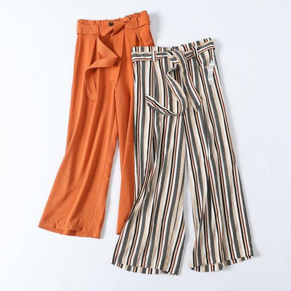 Νέο μοντέλο παντελόνι άνοιξη-καλοκαιριού με ψηλή μέση και ζώνη