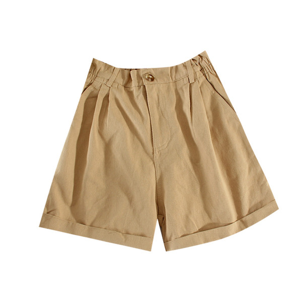 Ежедневни къси дамски панталони с ластична талия 