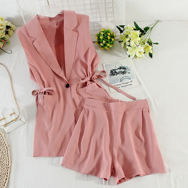 Set de dama model nou din doua piese cu talie inalta