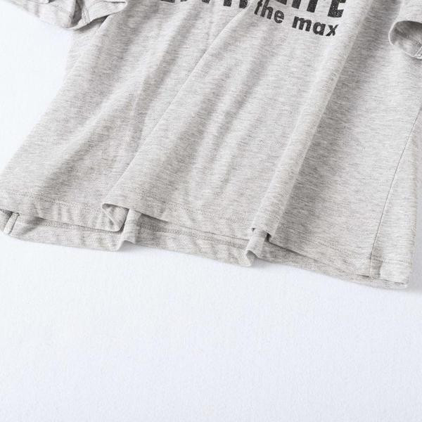 Dnevna široka majica s natpisom i printom