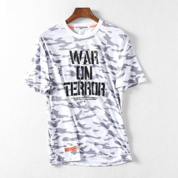 Ανδρικό μπλουζάκι με επιγραφή κατάλληλο για καθημερινή χρήση