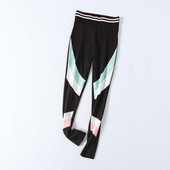 Női sport leggings magas derékkal, alkalmas fitneszre