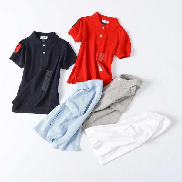 Нов модел детска тениска с класическа яка и копчета