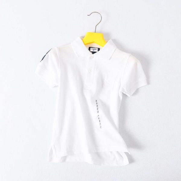 Нов модел детска тениска с класическа яка и копчета