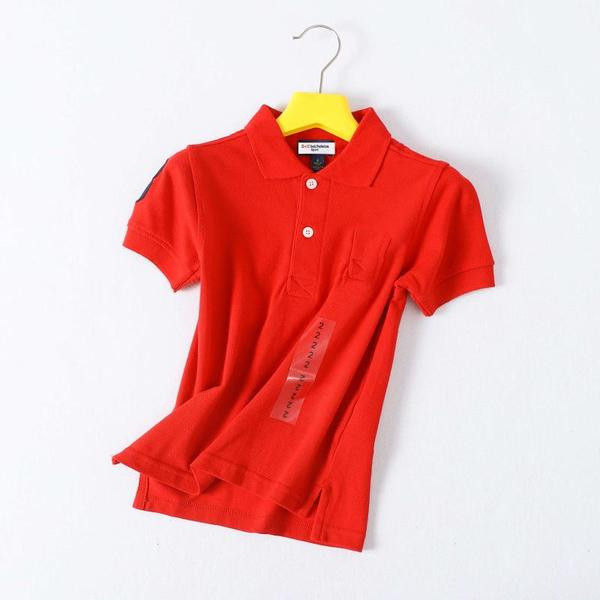 Нов модел детска тениска с класическа яка и копчета