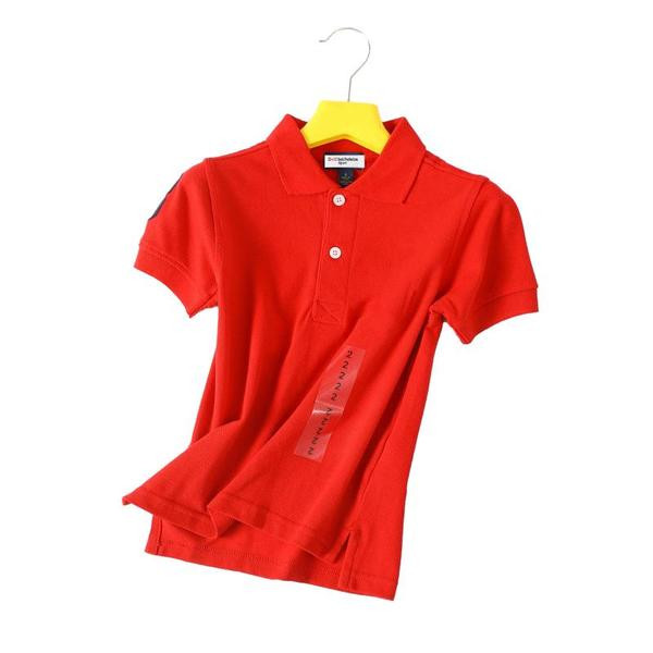 Нов модел детска тениска с класическа яка и копчета