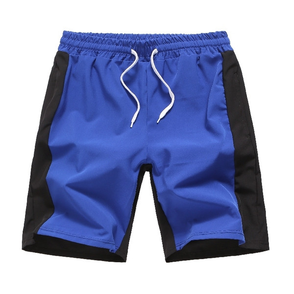 Къси мъжки шорти за плаж с ластик на талията