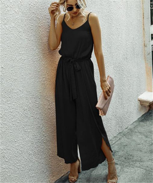 Γυναικείες casual φόρμες με λεπτούς ιμάντες - φαρδύ μοντέλο