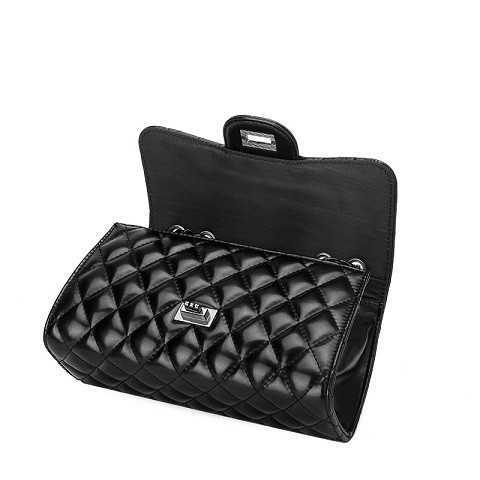 Γυναικεία τσάντα ώμου σε μαύρο χρώμα - νέο μοντέλο