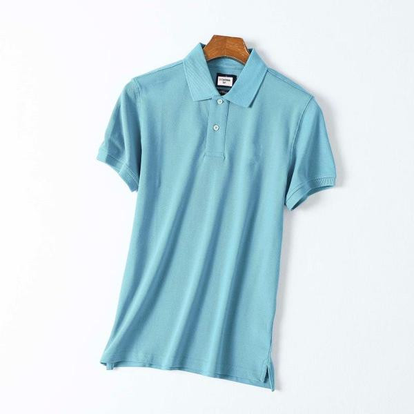 Férfi tavaszi-őszi blúz klasszikus gallérral