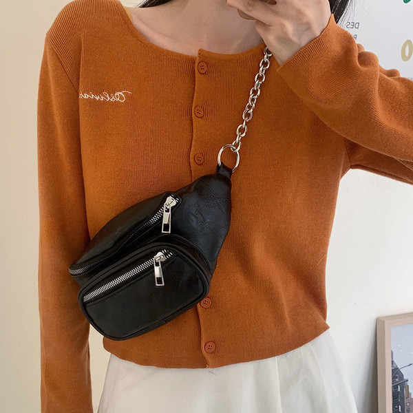 Új modell kis női válltáska cipzárral