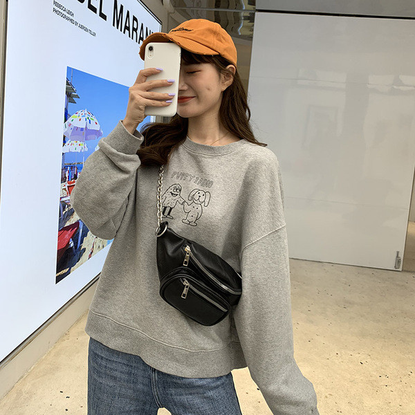 Új modell kis női válltáska cipzárral