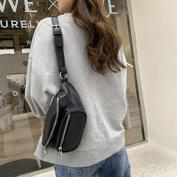 Új modell kis női válltáska cipzárral