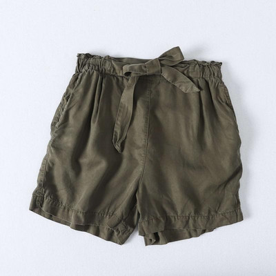 Pantaloni scurți de vară cu talie elastică înaltă