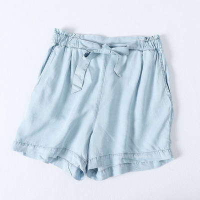 Pantaloni scurți de vară cu talie elastică înaltă