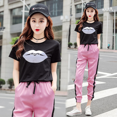 Tricou casual dama cu aplicatie si maneci scurte