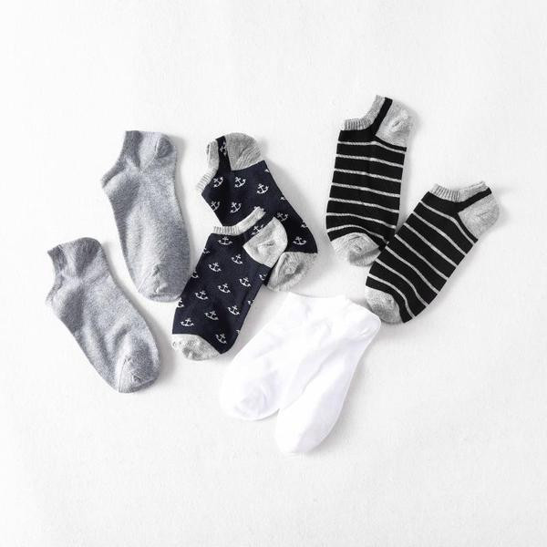 Férfi bokáig érő zokni - 4 db-os készlet.