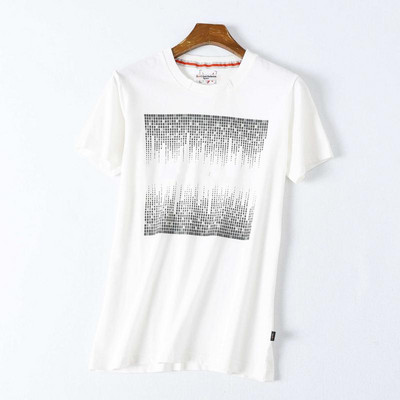 Tricou de vară pentru bărbați cu imprimeu și mâneci scurte
