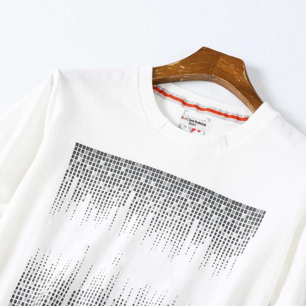 Мъжка лятна тениска с щампа и къс ръкав