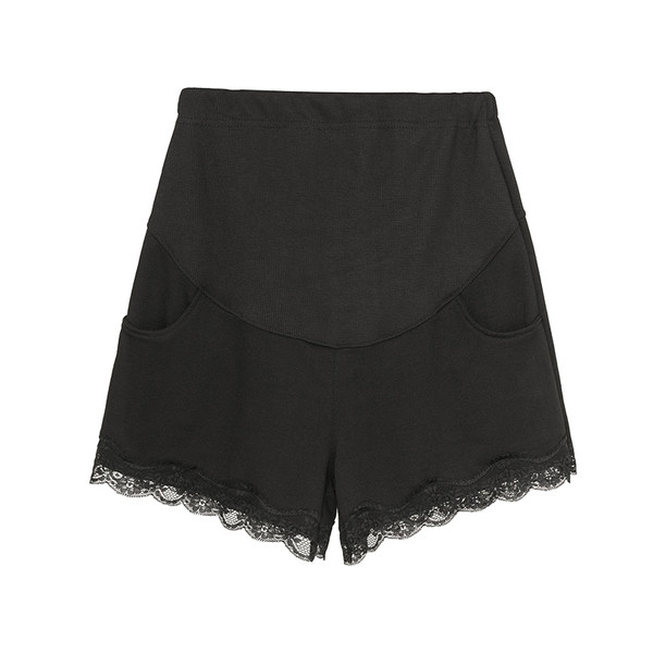 Alkalmi rövidnadrág csipkével terhes nők számára