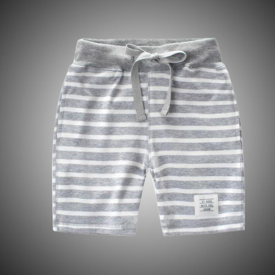 Pantaloni casual copii in dungi cu cravate pentru baieti