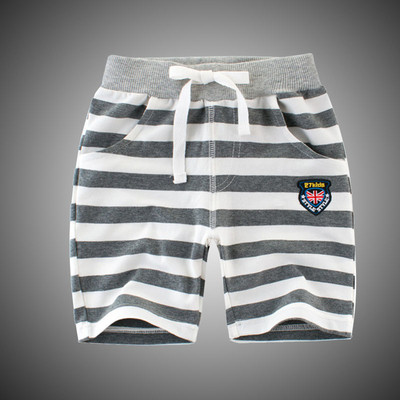 Pantaloni casual copii in dungi cu cravate pentru baieti