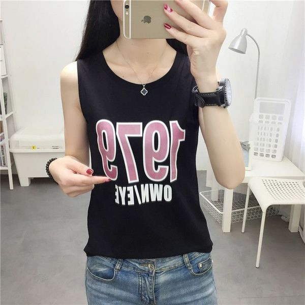 Női lezser felső felirattal - rövid modell